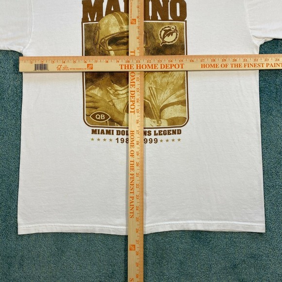 VINTAGE Dan Marino Miami Dolphins 1999 Shirt Adult Large NFL Football 13 Mens - Picture 11 of 12